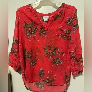 Floral blouse size L